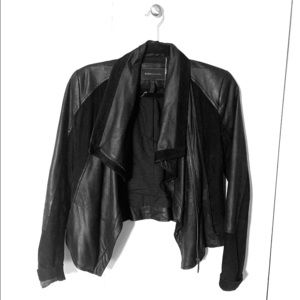 BCBG MaxAzaria Black Leather Jacket
